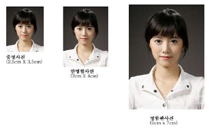 반명함 사진 규격