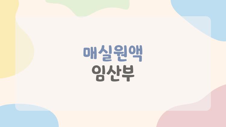 매실원액 임산부